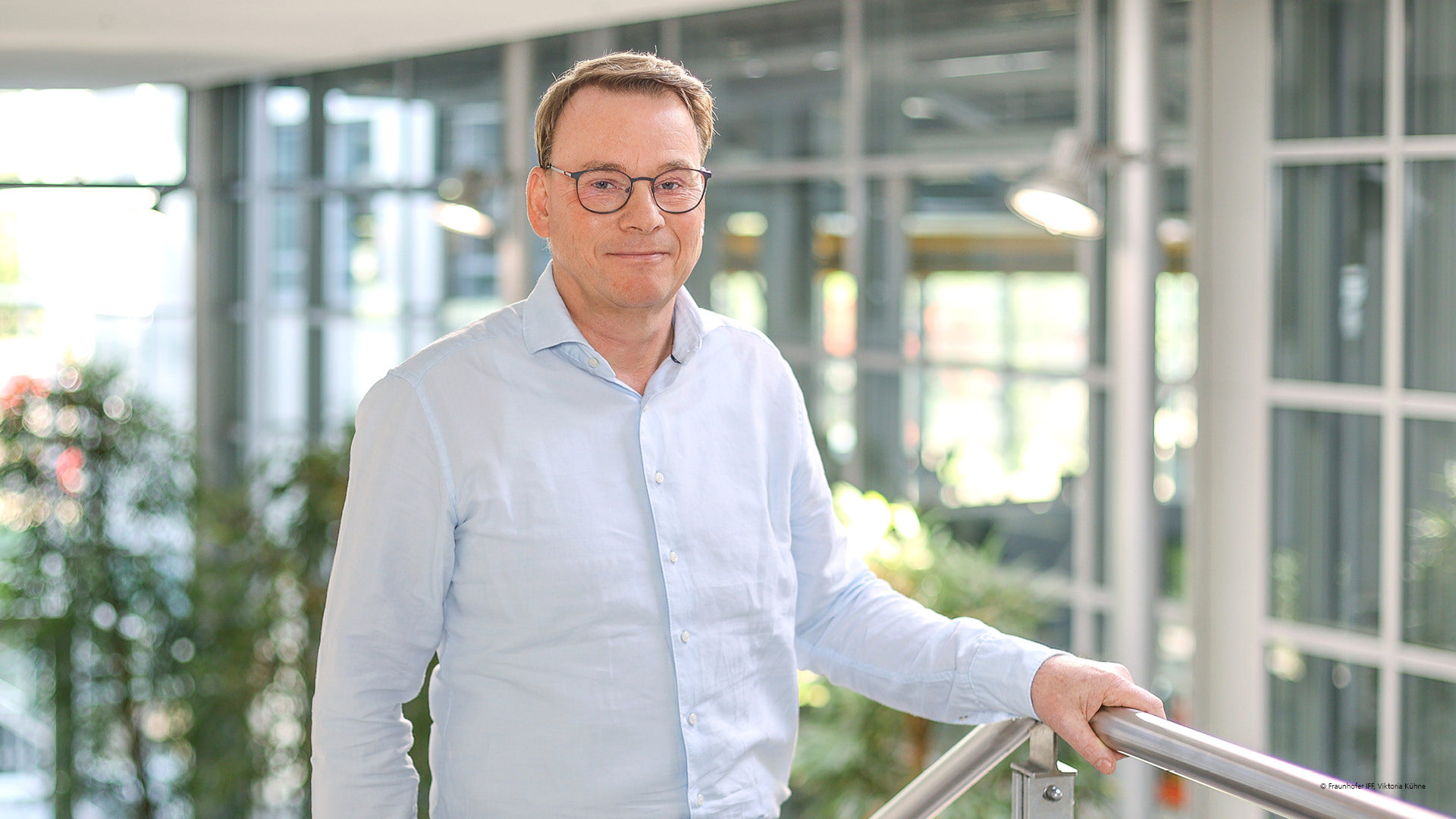 Dr. Dirk Berndt, Institutsleiter des Fraunhofer IFF Magdeburg. © Fraunhofer IFF, Viktoria Kühne