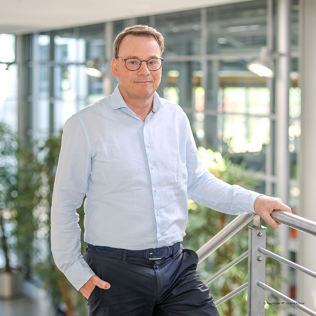 Dr. Dirk Berndt, Institutsleiter des Fraunhofer IFF Magdeburg. © Fraunhofer IFF, Viktoria Kühne