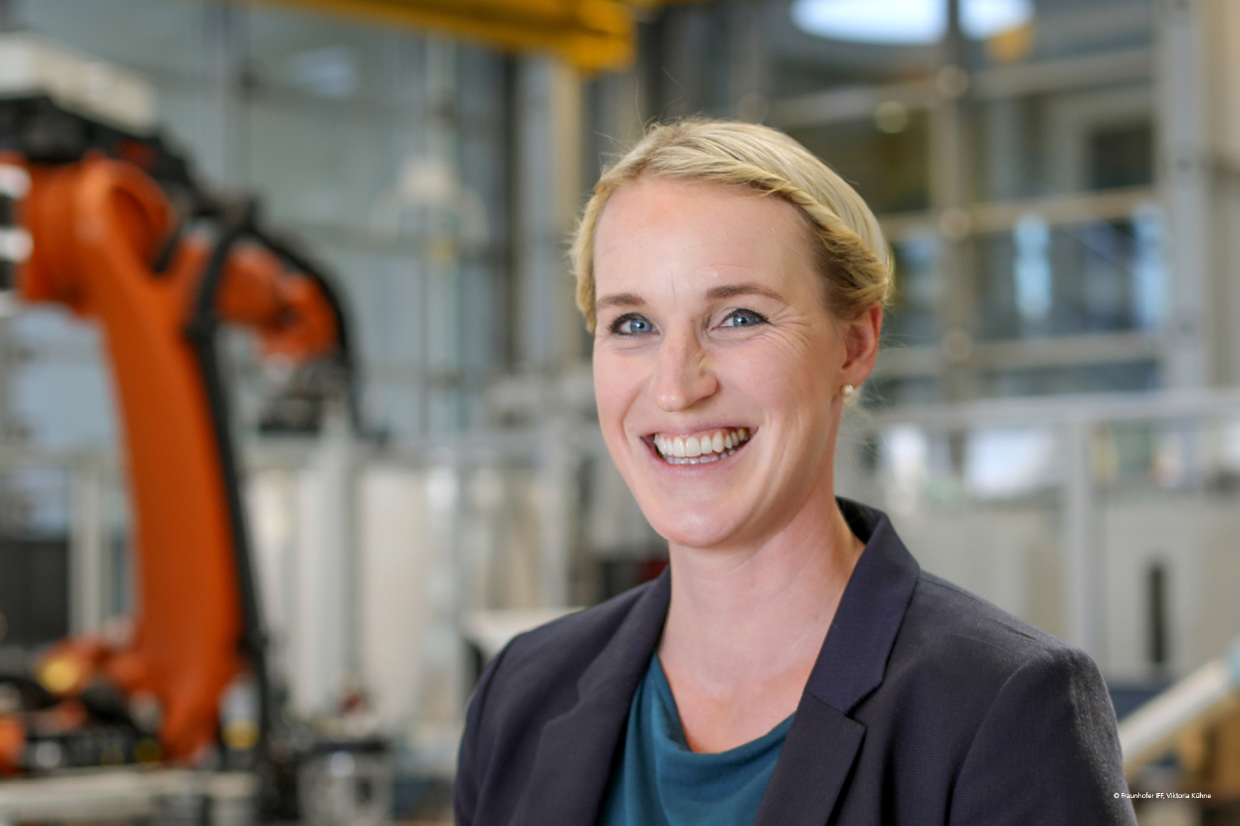 Julia Arlinghaus, Institutsleiterin des Fraunhofer IFF Magdeburg. © Fraunhofer IFF, Viktoria Kühne